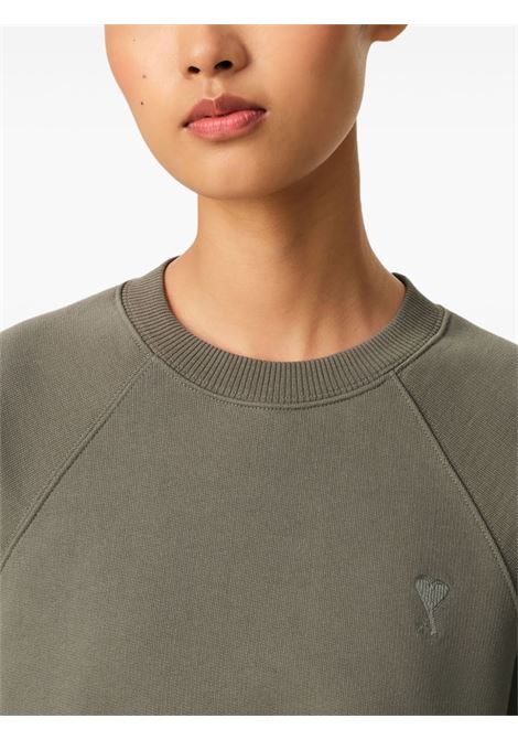 adc sweatshirt unisex smoke grey AMI PARIS | USW074.7470953